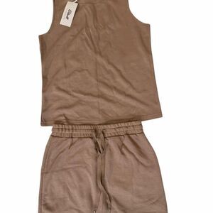 Wiholl brown skirt set